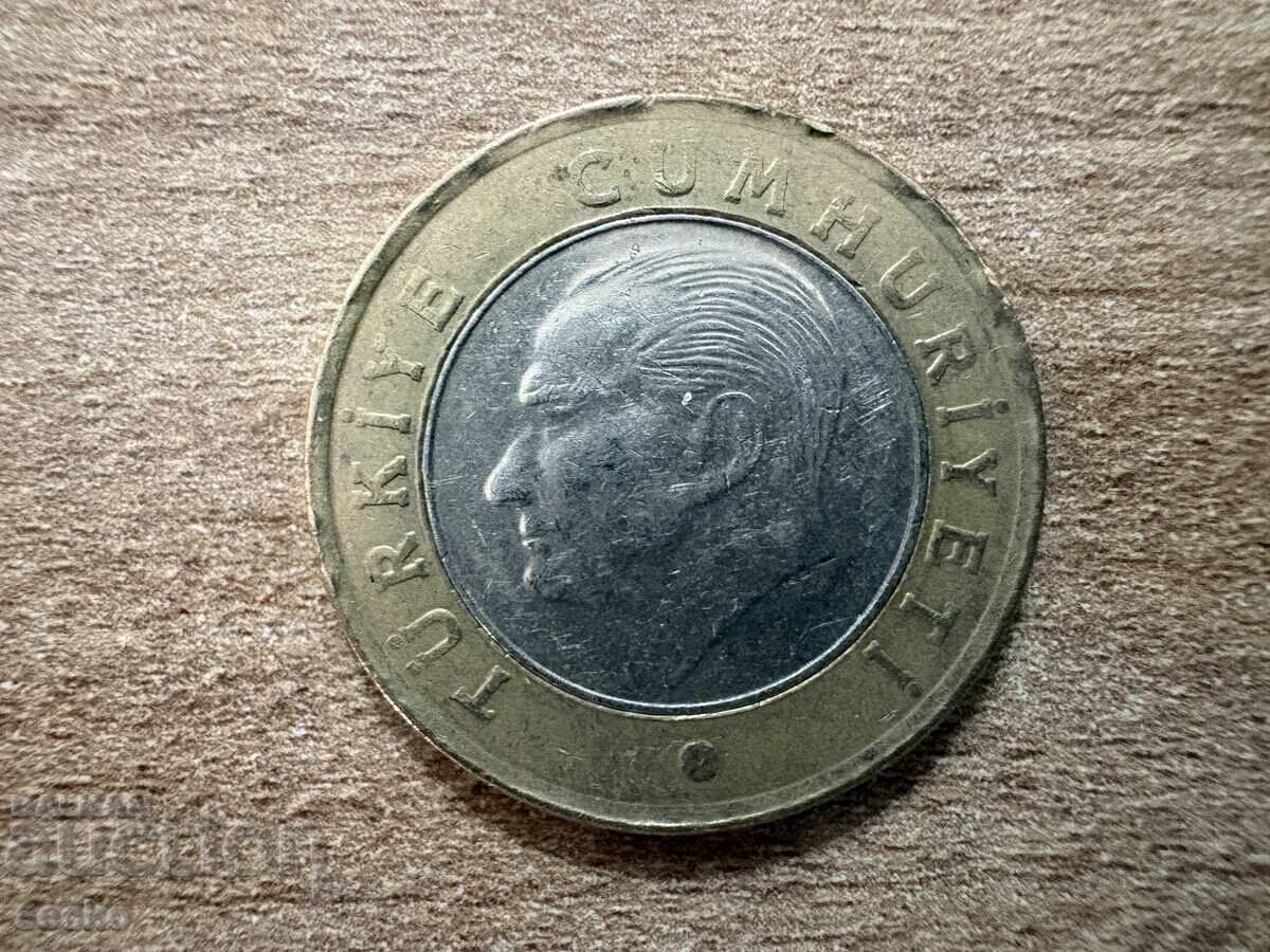 Turkey - 1 Lira (2009) with price € 0.25 | 0.49 BGN