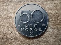 Norvegia - 50 øre (1975)