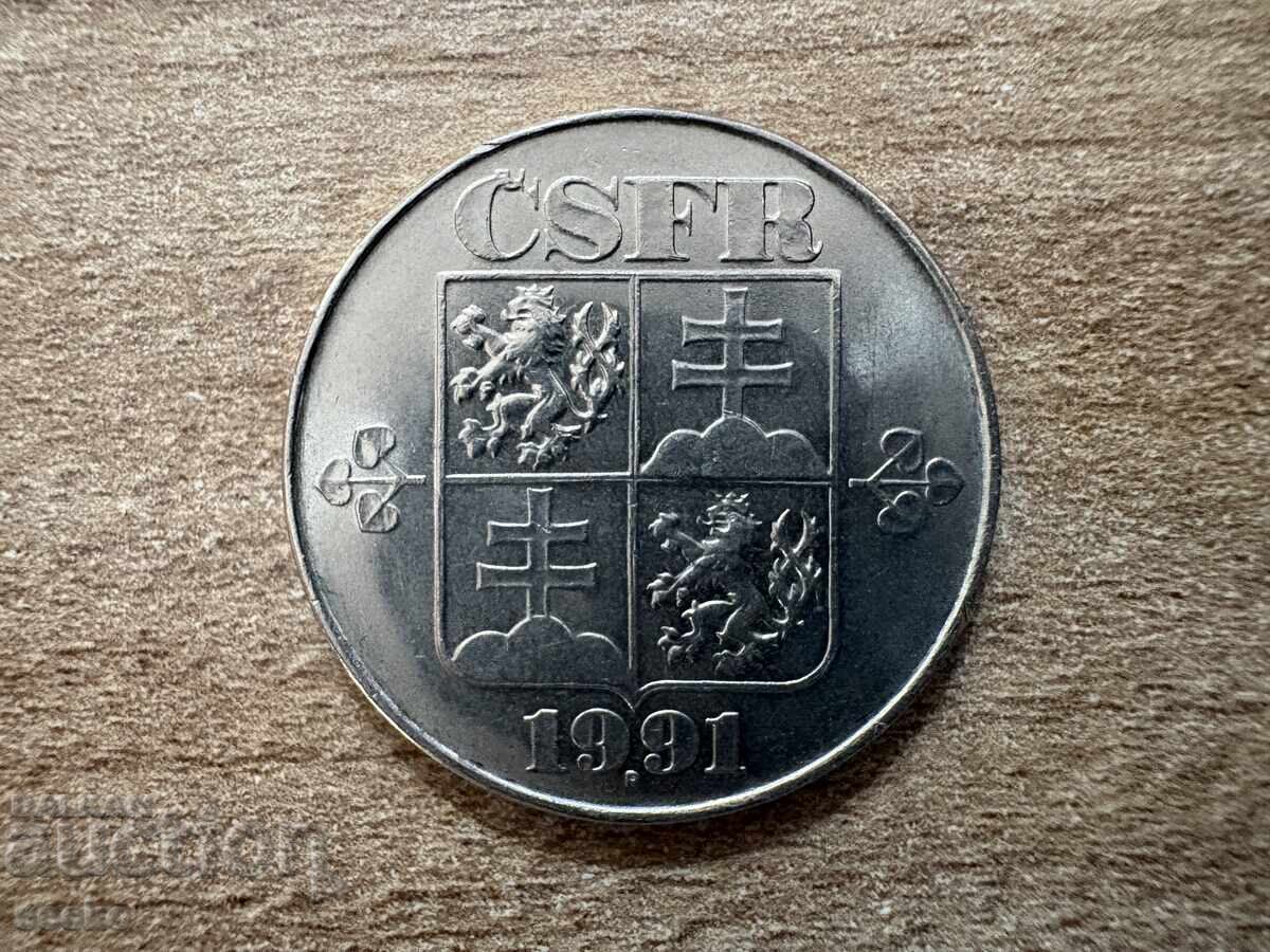 Τσεχοσλοβακία - 5 κορώνες (1991) με τιμή € 1.30 | 2.54 BGN