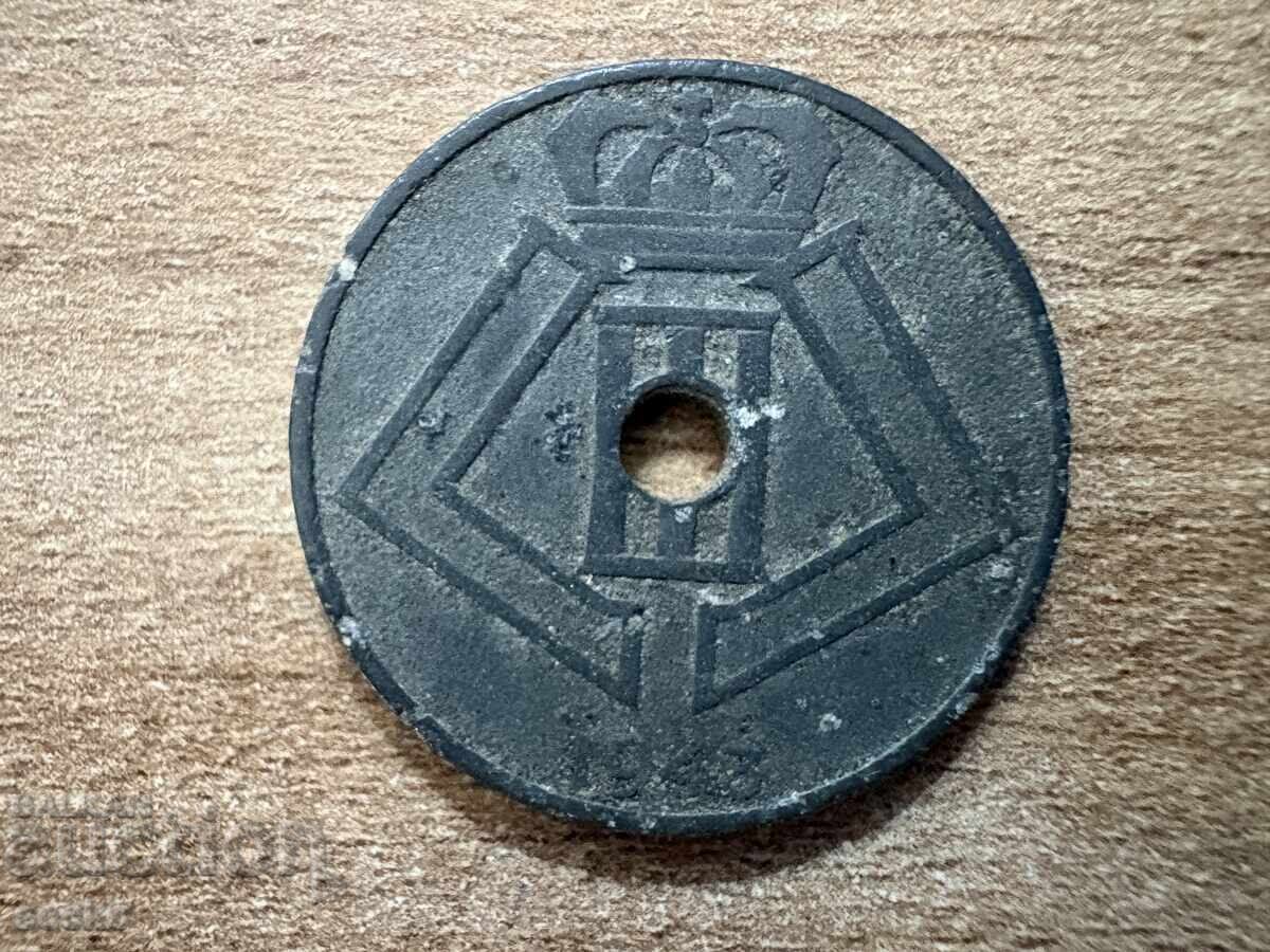 Belgium - 25 centimes (1943) - BELGIE - BELGIQUE with price € 0.25 | 0.49 BGN