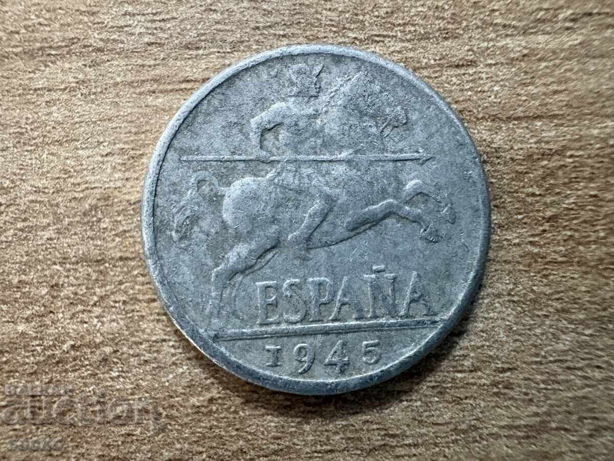 Spania - 5 cenți (1945) cu preț € 0.35 | 0.68 BGN