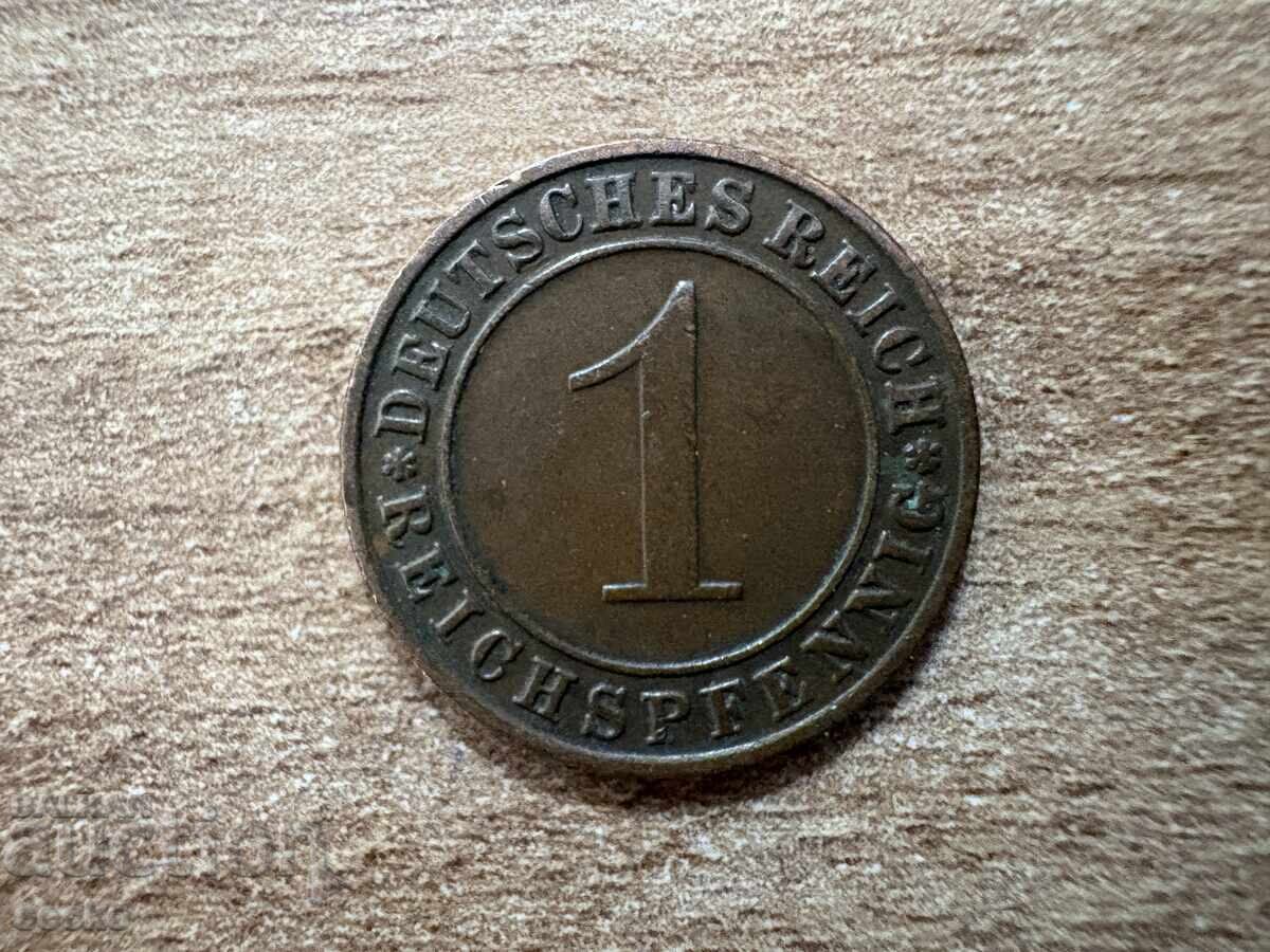 Germania - 1 Reichspfennig (1934) - D