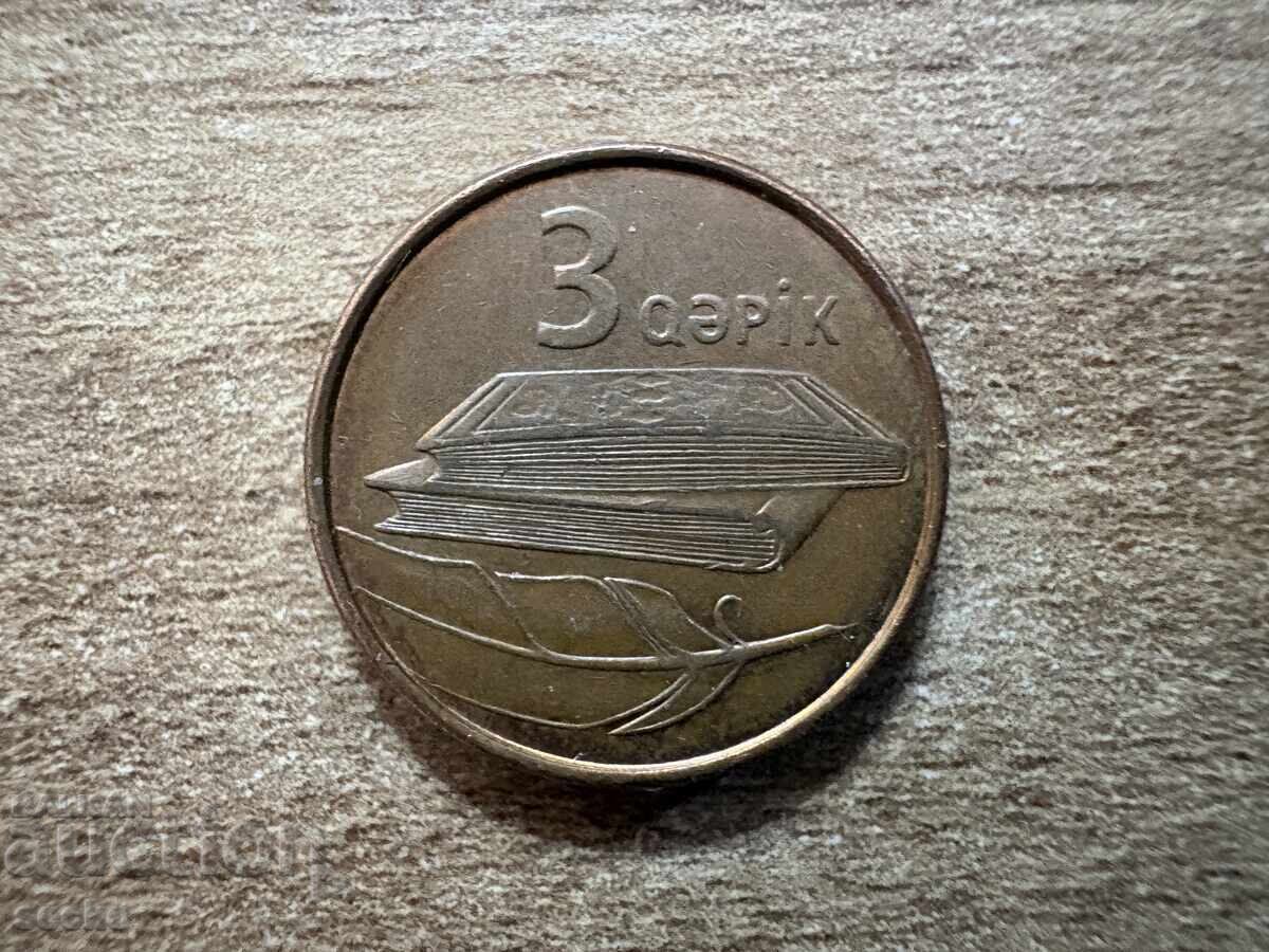 Azerbaijan - 3 qapik (2006) with price € 0.30 | 0.59 BGN Azerbaijan - 3 qapik (2006) with price € 0.30 | 0.59 BGN
