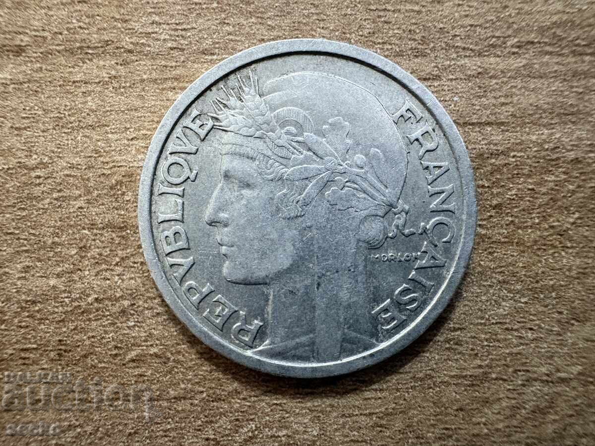 Franța - 2 franci (1948) - B cu preț € 0.20 | 0.39 BGN