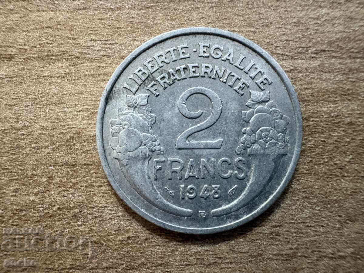Franța - 2 franci (1948) - B