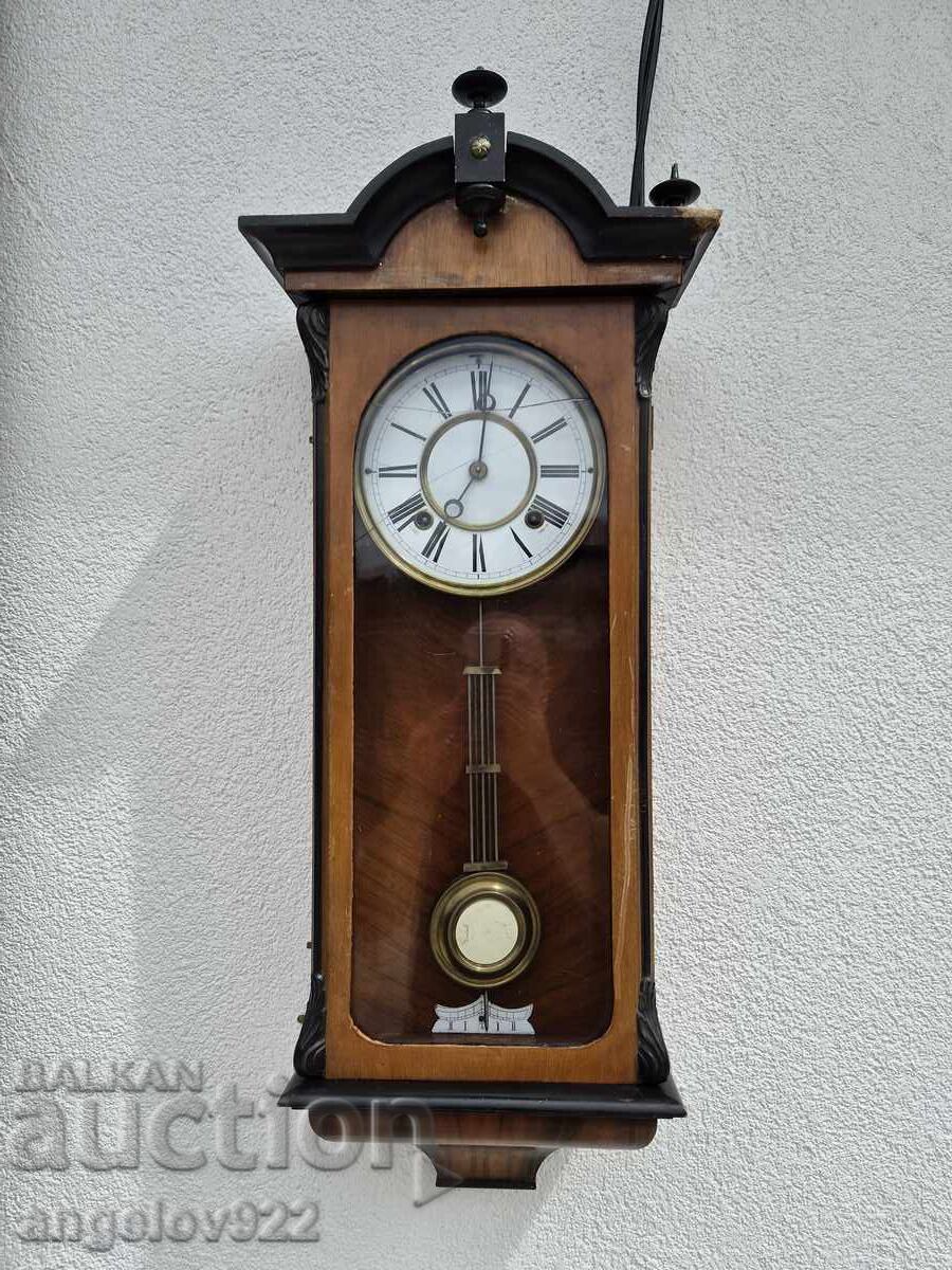 Παλιό γερμανικό ρολόι τοίχου ΛΕΙΤΟΥΡΓΕΙ