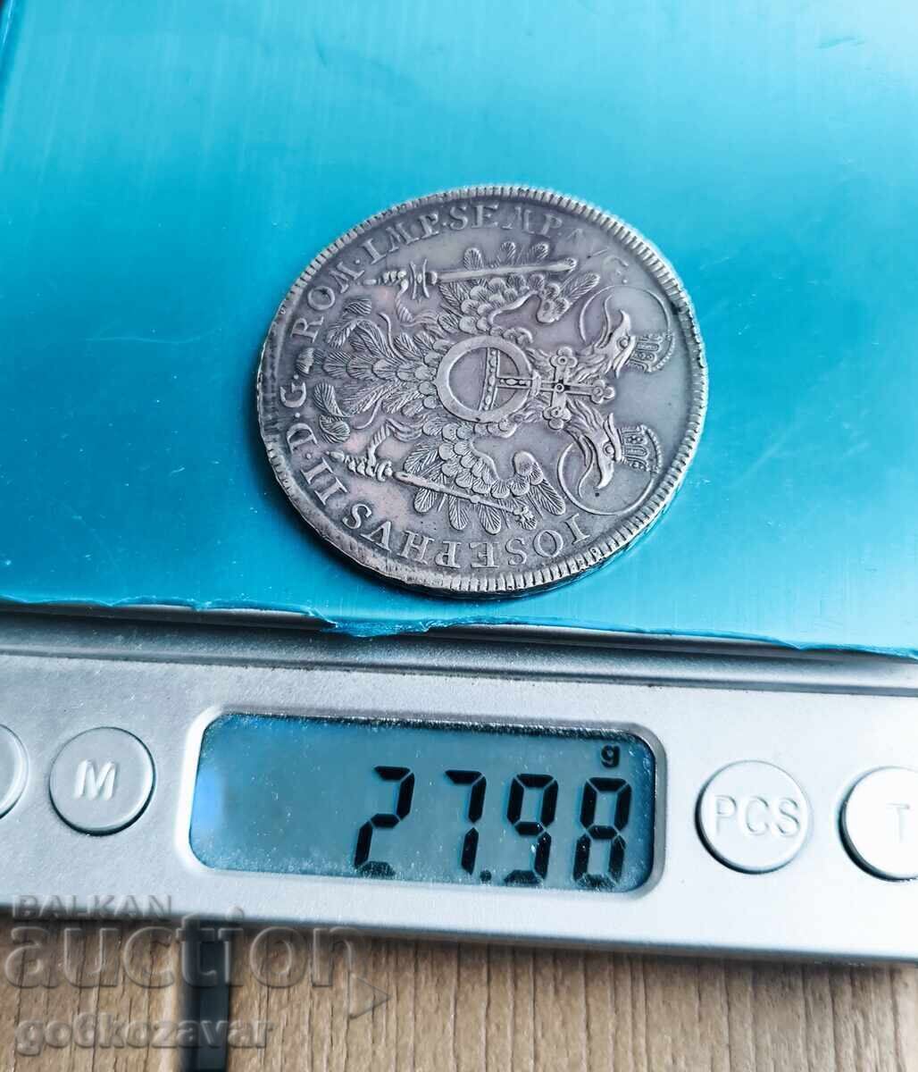 Нюрнберг 1 Талер 1768 Германия /Панорама на Града 100% ориги - 6