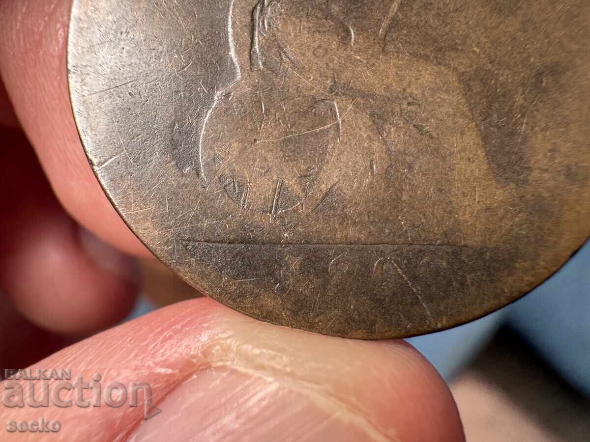 Licitație Marea Britanie - 1 penny (1890) Licitație Marea Britanie - 1 penny (1890)