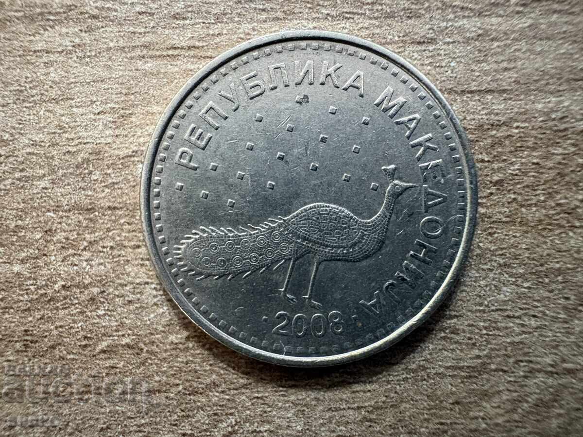Macedonia de Nord - 10 denari (2008) cu preț € 0.45 | 0.88 BGN