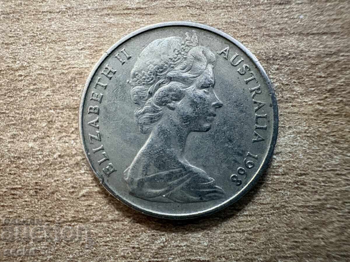 Австралия - 10 цента (1968) с цена € 0.25 | 0.49 лв.