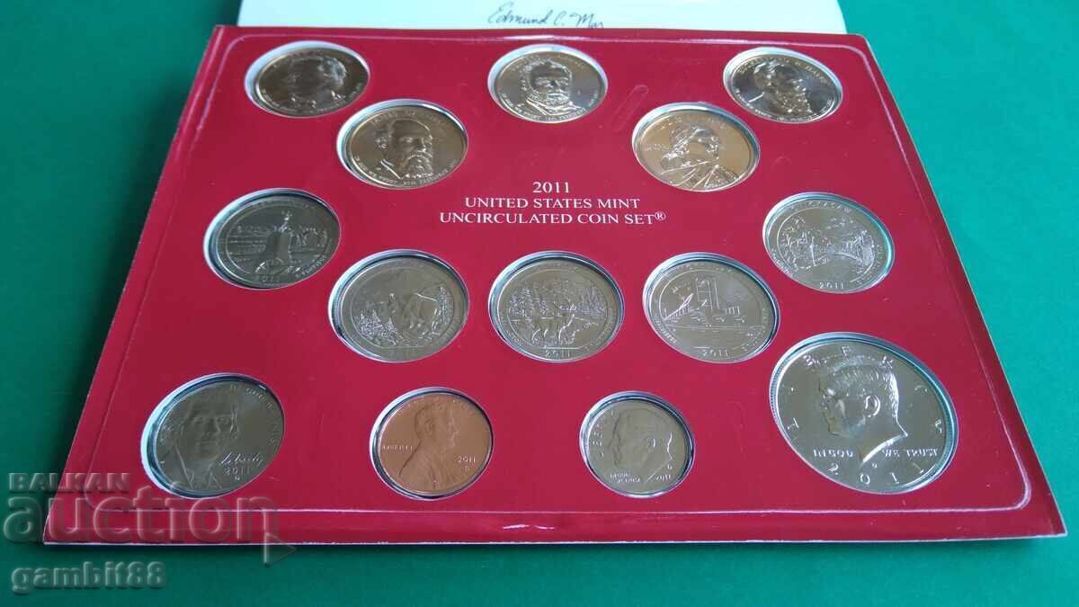 SET MONEDE AMERICANE DIN 2011 - 14 BUC. UNC - 5