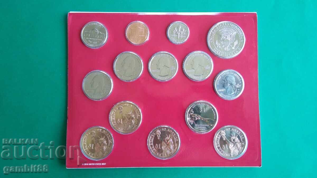 SET MONEDE AMERICANE DIN 2011 - 14 BUC. UNC - 6