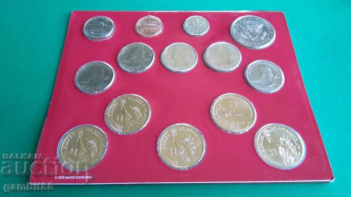 SET MONEDE AMERICANE DIN 2011 - 14 BUC. UNC - 7