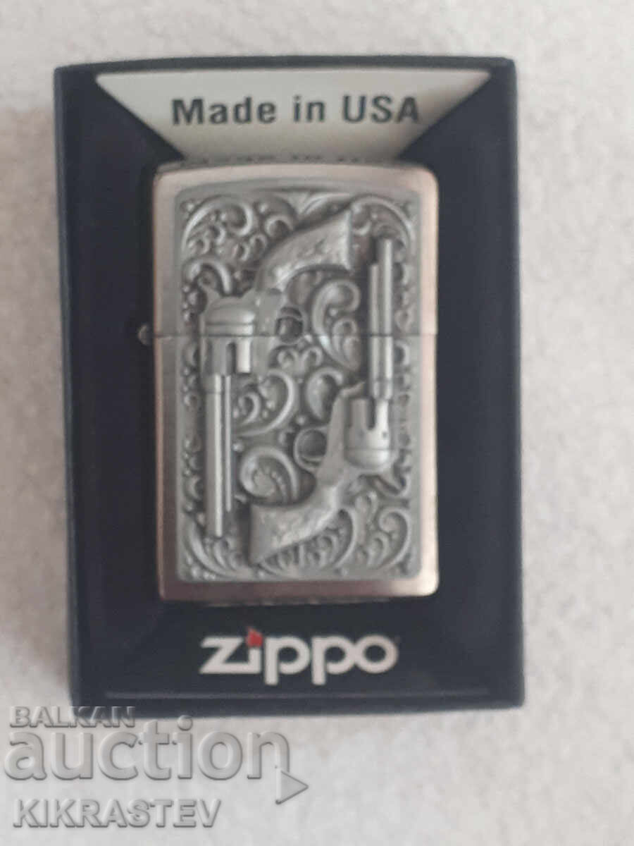Συλλεκτικός αναπτήρας ZIPPO, 2 περίστροφα, ανάγλυφος - 5