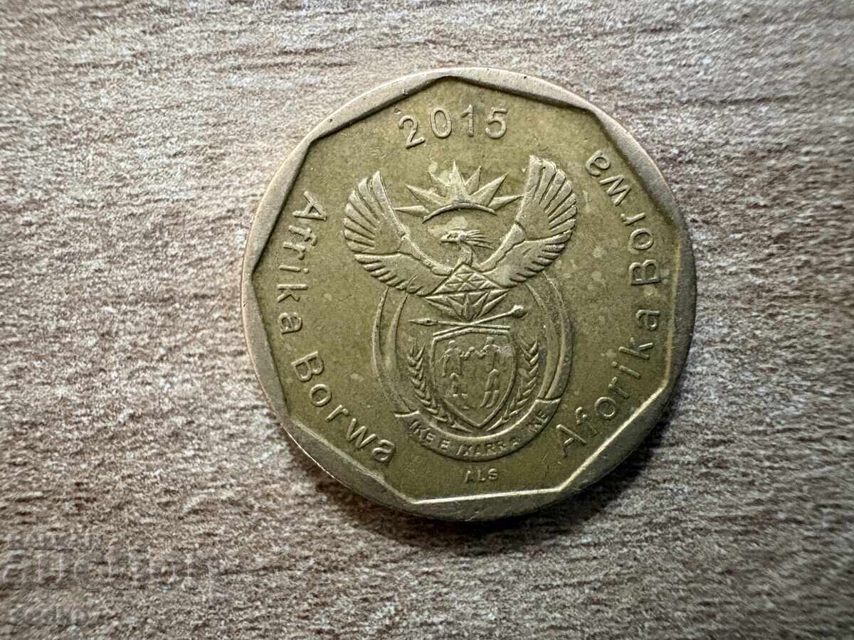 Africa de Sud - 50 cenți (2015) cu preț € 0.55 | 1.08 BGN