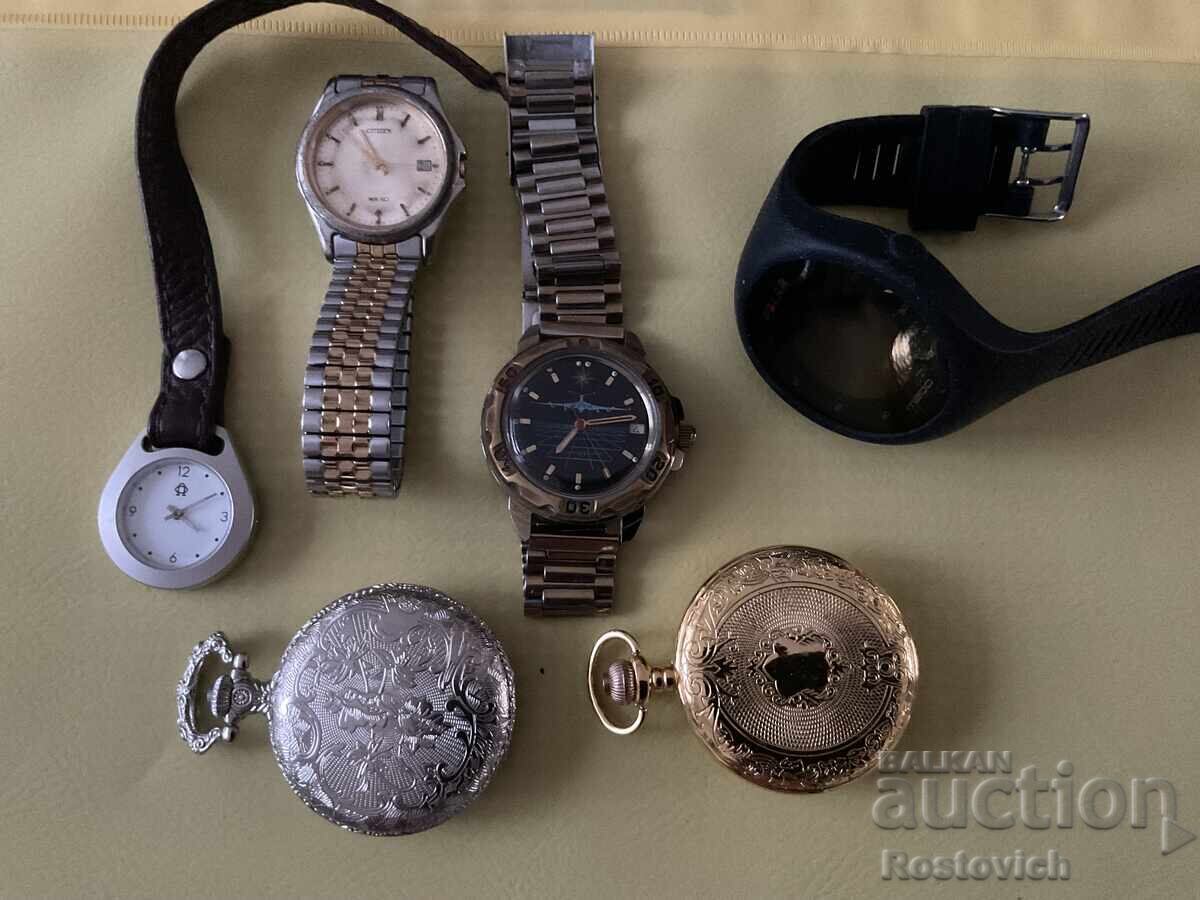 Licitație Set de ceasuri: mecanic și quartz (6 buc.)