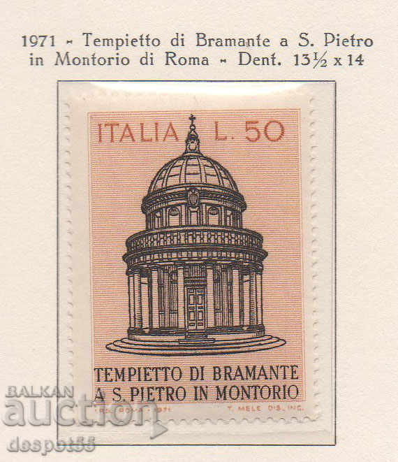 1971. Italy. The Church of St. Peter in Monterio, Italy.