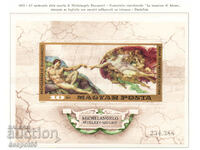 1975. Hungary. Michelangelo Buonarroti, 1475-1564. Block.