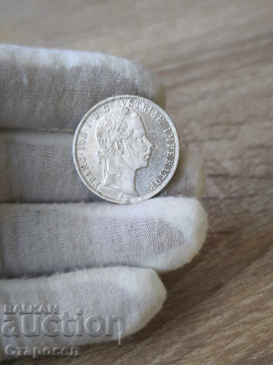 1 флорин 1859 година "А" Австрия