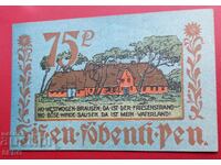 Banknote-Germany-Schleswig-Holstein-Bordelum-75 Pfennig 1921