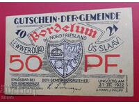 Banknote-Germany-Schleswig-Holstein-Bordelum-50 Pfennig 1921