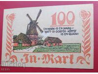 Банкнота-Германия-Шлезвиг-Холщайн-Борделум-1 марка 1921