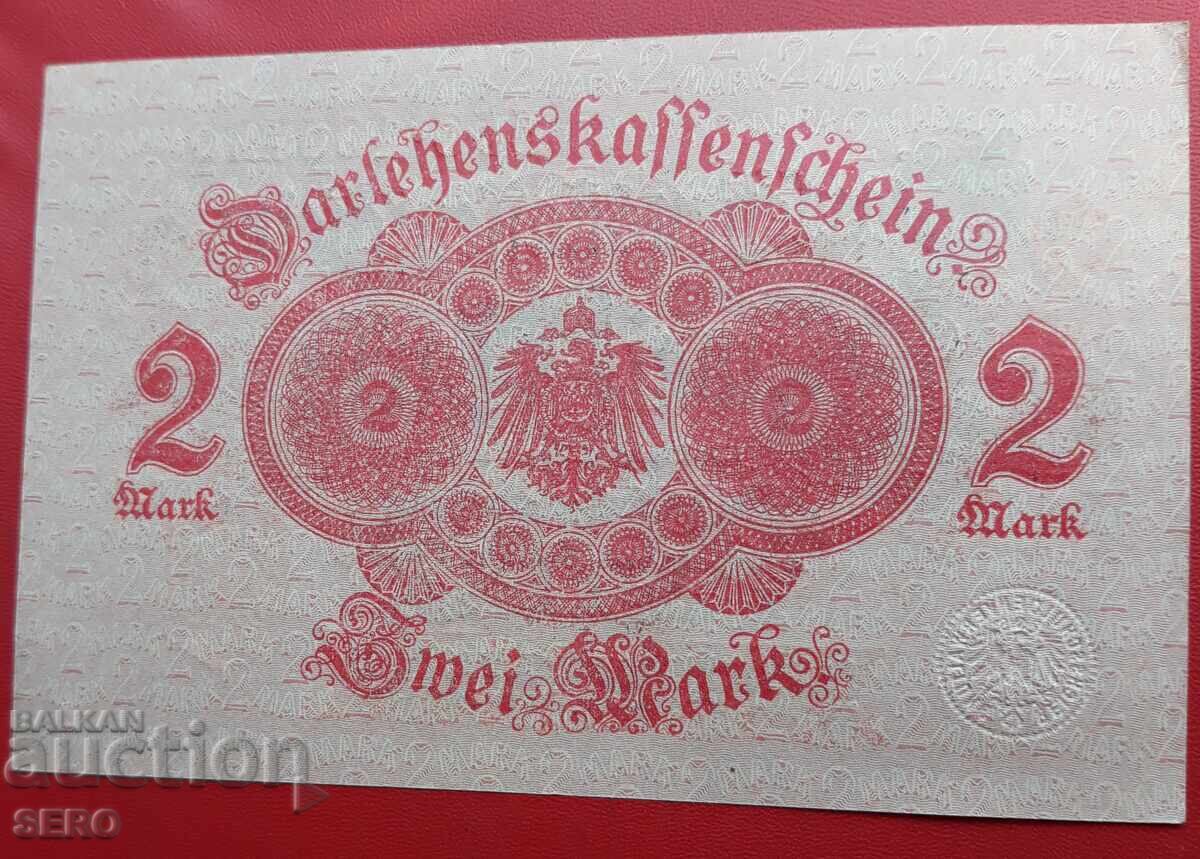 Банкнота-Германия-2 марки 1914 с цена € 1.51 | 2.95 лв.