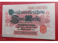 Banknote-Germany-2 stamps 1914