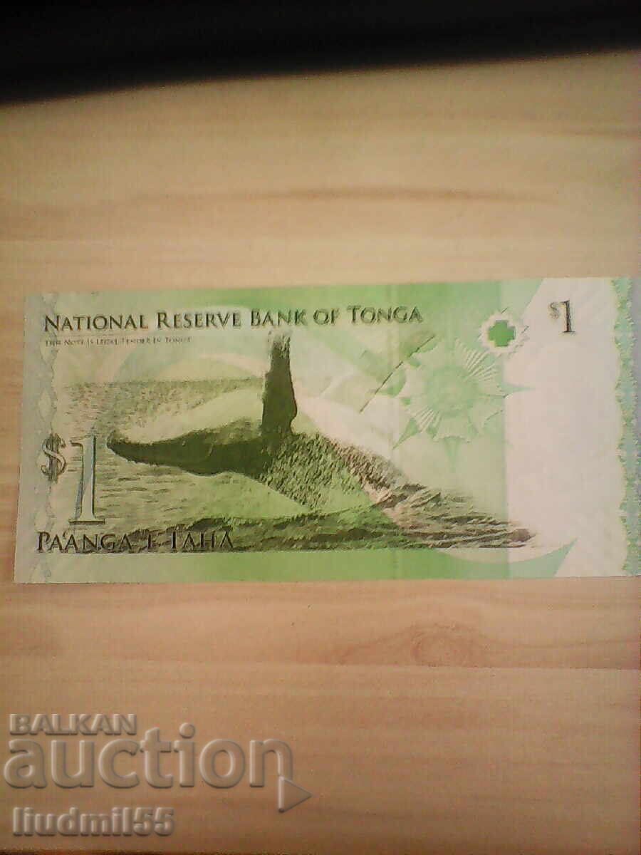 TONGA 1 pa'anga UNC cu preț € 2.50 | 4.89 BGN