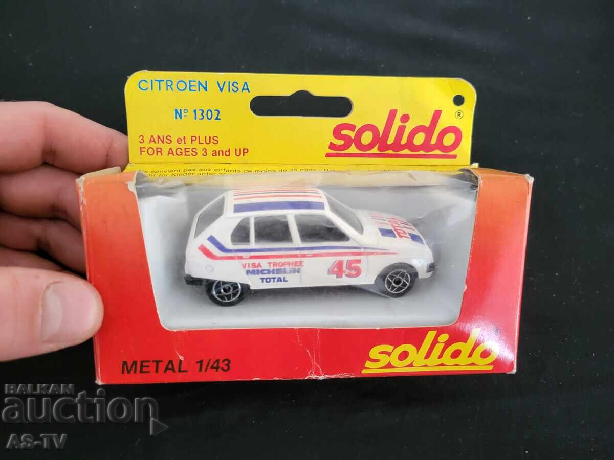 Mașinuță veche din metal 1980 Citroen Solido - 5