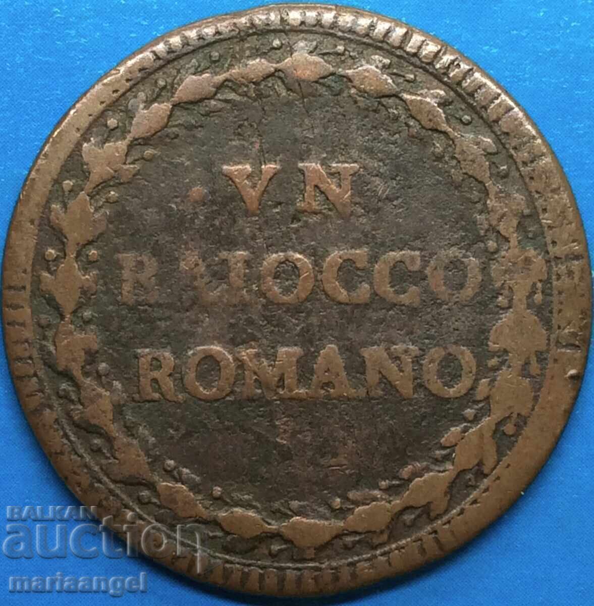 Baiocco Romano Clement XIII 1758-1769 Βατικανό 10,13 - 7