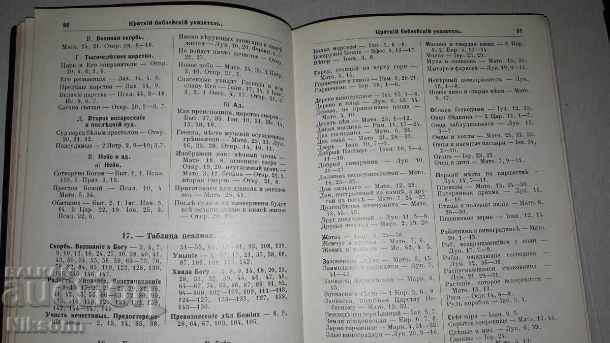 Краткий библейский справочник с цена € 1.20 | 2.35 лв.