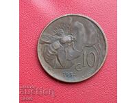 Italy-10 cents 1934-very well preserved