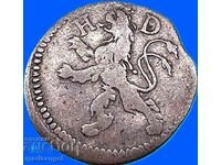 1 Kreuzer 1801 Hesse-Darmstadt Germany Ludwig X Silver