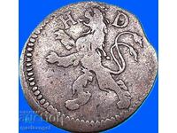 1 Kreuzer 1801 Hesse-Darmstadt Germania Ludwig X Argint