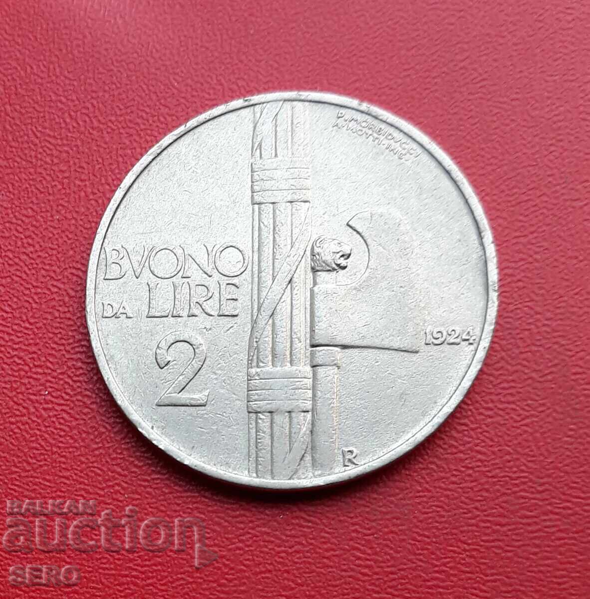 Ιταλία-2 λίρες 1924