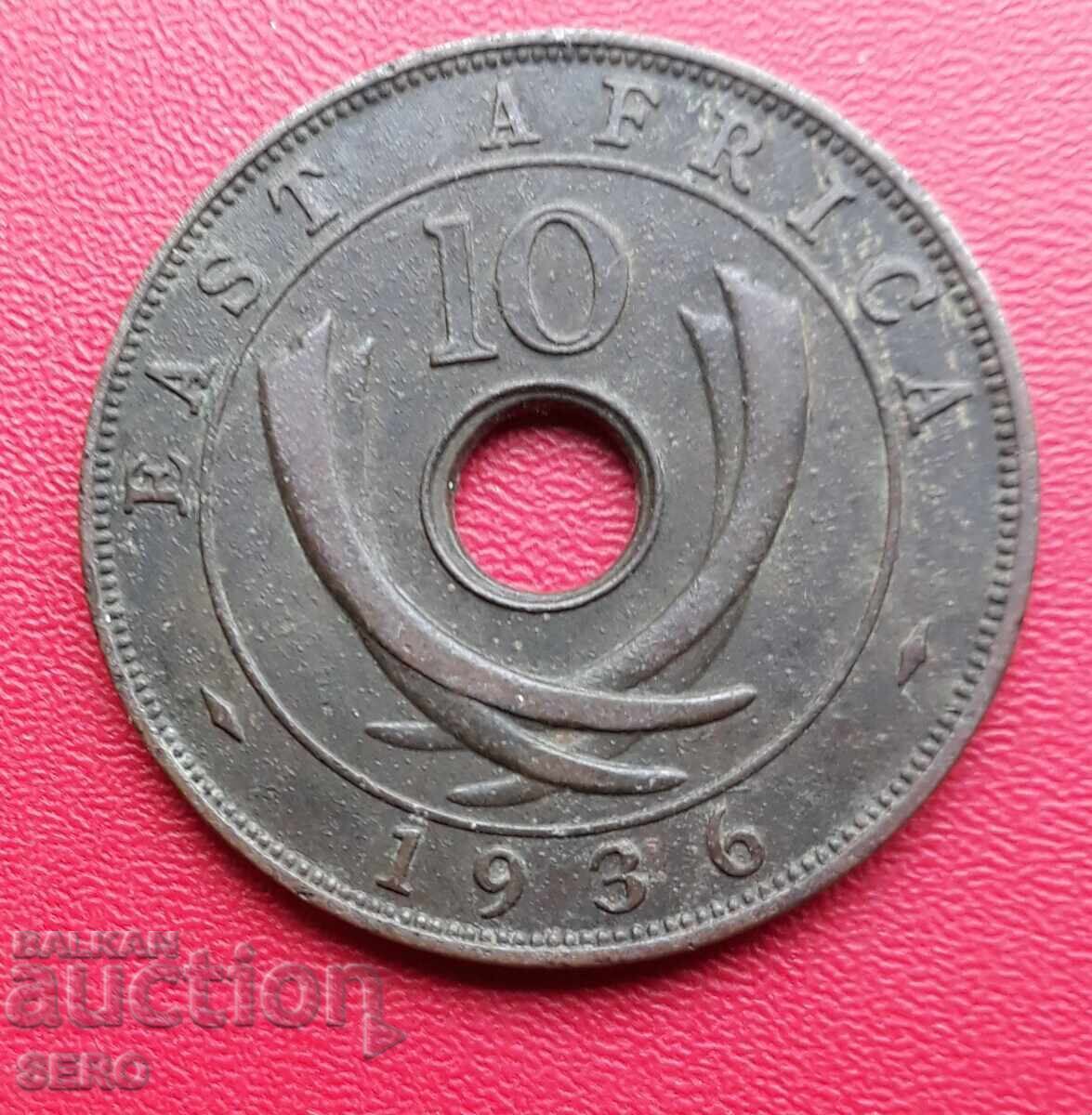 Βρετανική Ανατολική Αφρική-10 σεντς 1936 με τιμή € 2.51 | 4.91 BGN