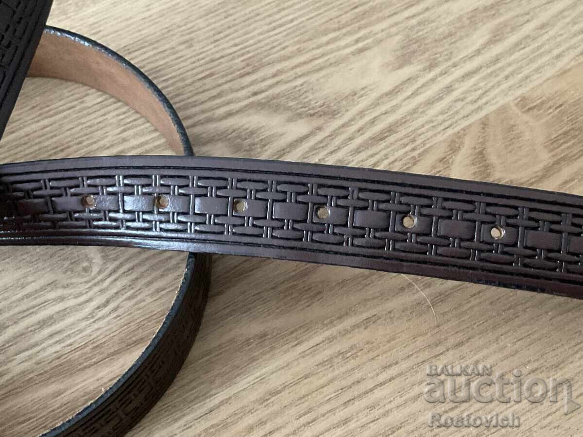 Auction  Vintage leather belt Matil, S.A. Jaen, Spain
