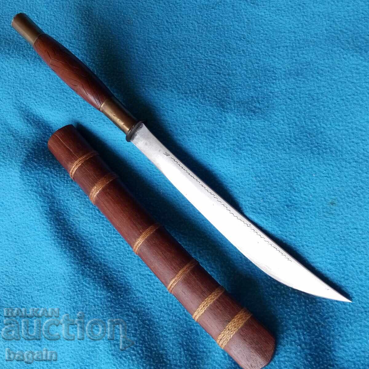 Burmese sword, saber, dha with price € 100.00 | 195.58 BGN Burmese sword, saber, dha with price € 100.00 | 195.58 BGN