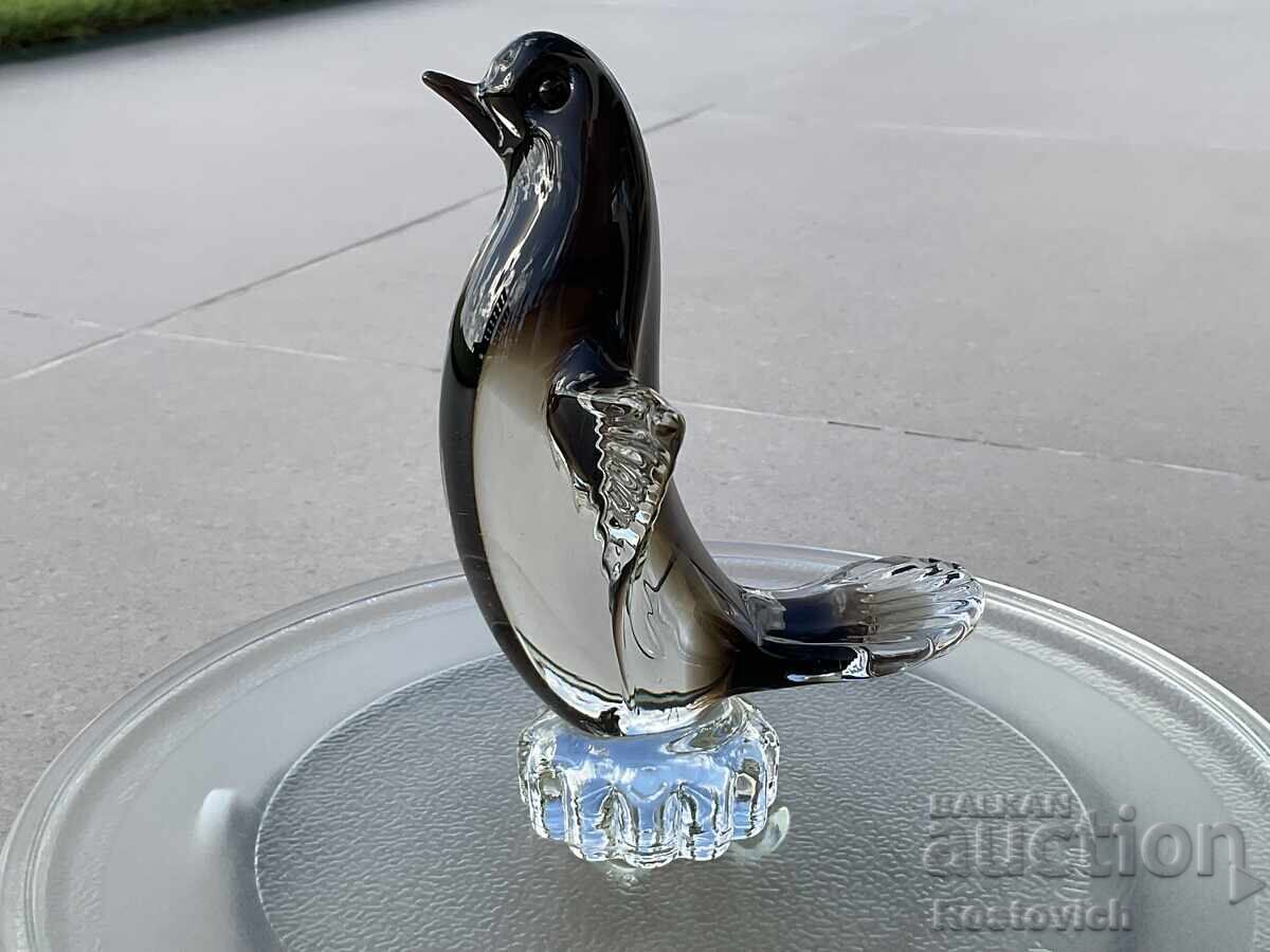 Penguin, glass, PukeBerg Glas Bruk, Sweden. with price € 40.00 | 78.23 BGN