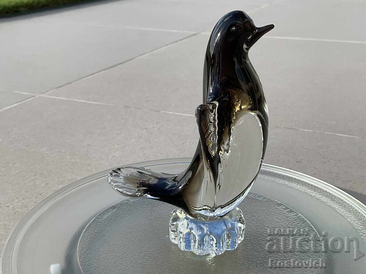 Penguin, glass, PukeBerg Glas Bruk, Sweden. - 5