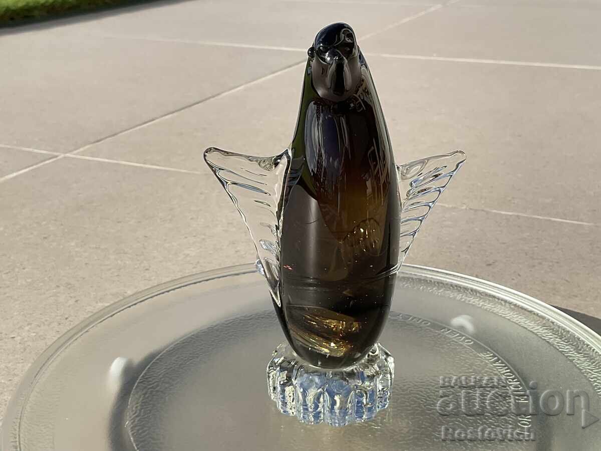Penguin, glass, PukeBerg Glas Bruk, Sweden. - 6