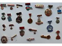 Vintage USSR badges (23 pcs.) - LOT 10