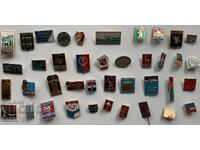 Vintage USSR badges (40 pcs.) - LOT 1