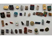 Vintage USSR badges (40 pcs.) - LOT 3