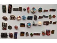 Vintage USSR badges (40 pcs.) - LOT 4