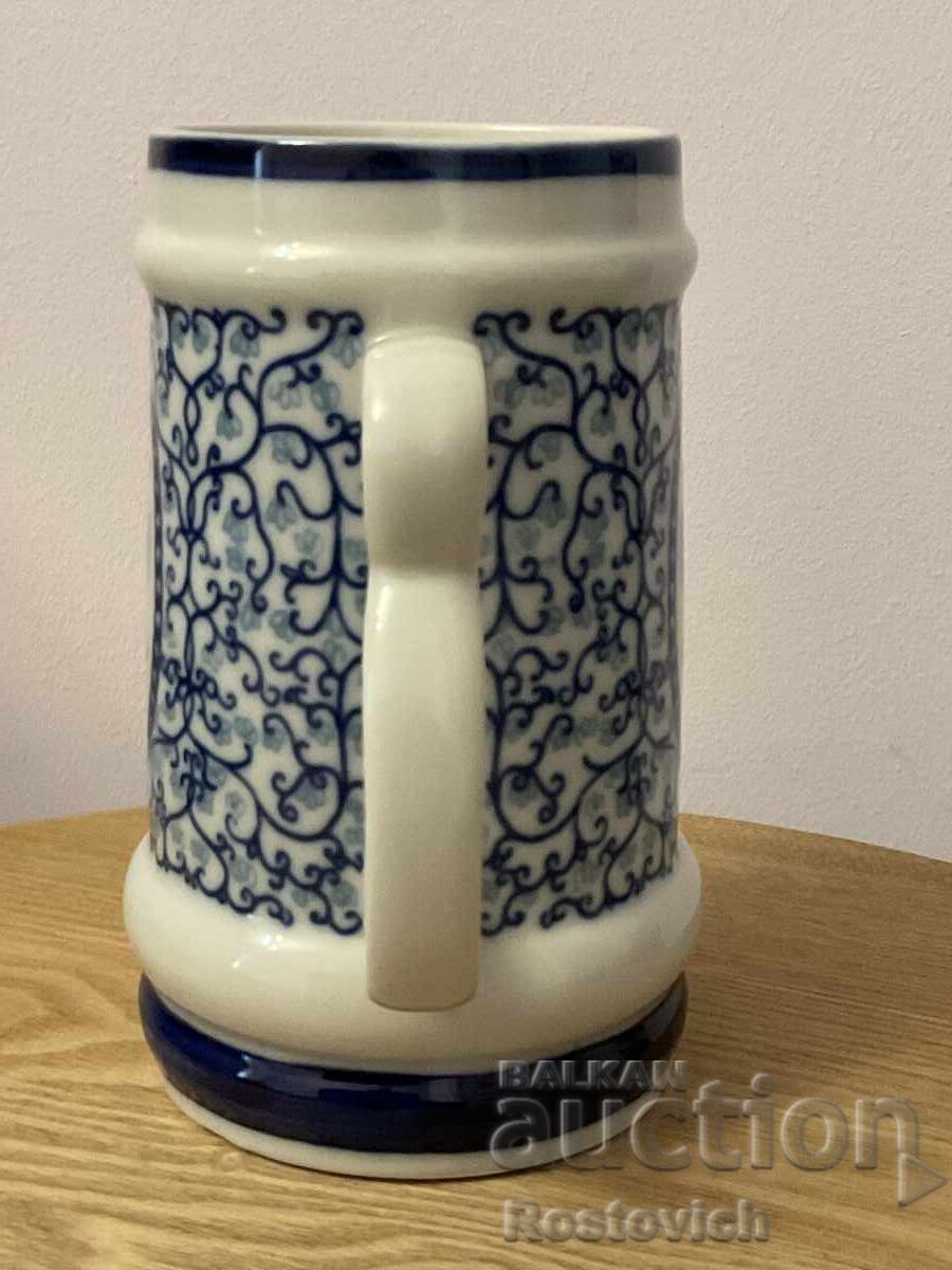 Delivery of "Bogucice" porcelain beer mug, Poland