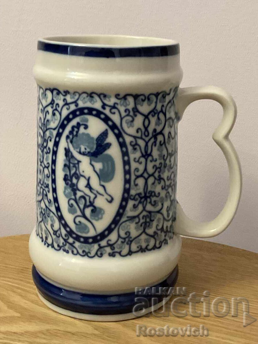 "Bogucice" porcelain beer mug, Poland