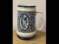"Bogucice" porcelain beer mug, Poland