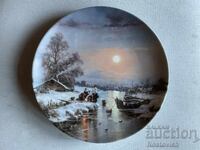 Collectible plate "Romantic Winter Evenings", "Fürstenberg"